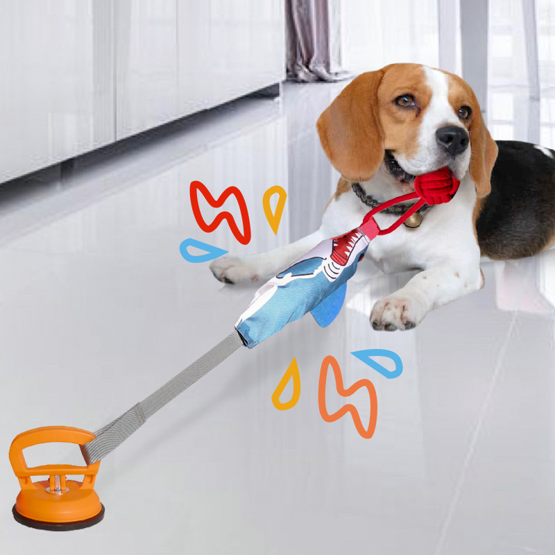 Zabawka dla psa z przyssawką,  – Suction Cup Dog Tug Toy recenzja i cena