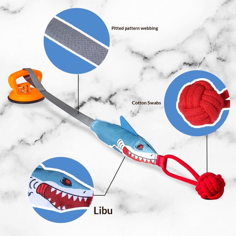 Zabawka dla psa z przyssawką,  – Suction Cup Dog Tug Toy recenzja i cena