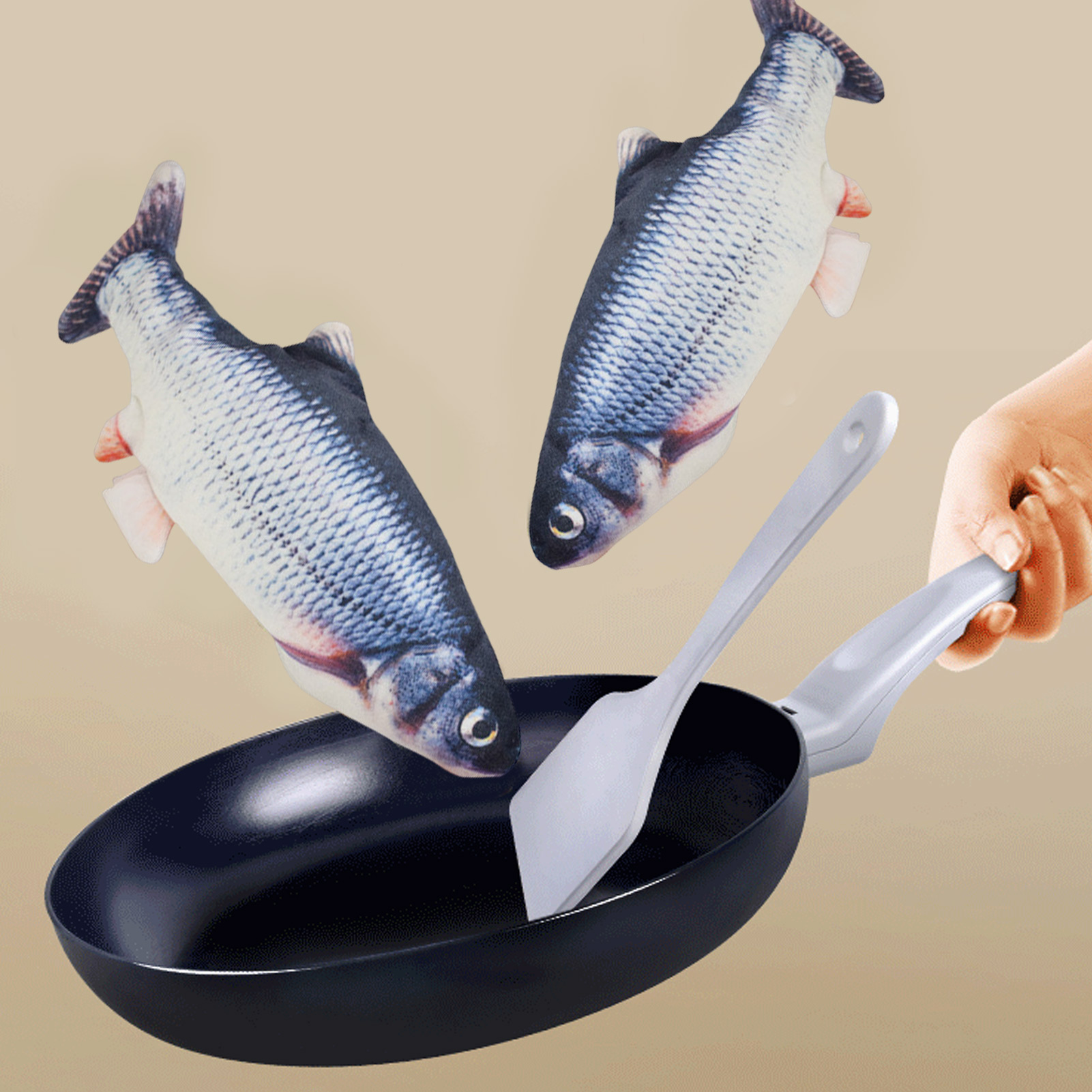 Zabawki dla kota Ryba Ładowark – Electric Floppy Fish Dog Toy recenzja i cena