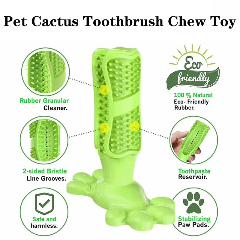 Pet Dog Cactus Interaktywna gu – Rubber Treat Dispensing Dog Toy recenzja i cena