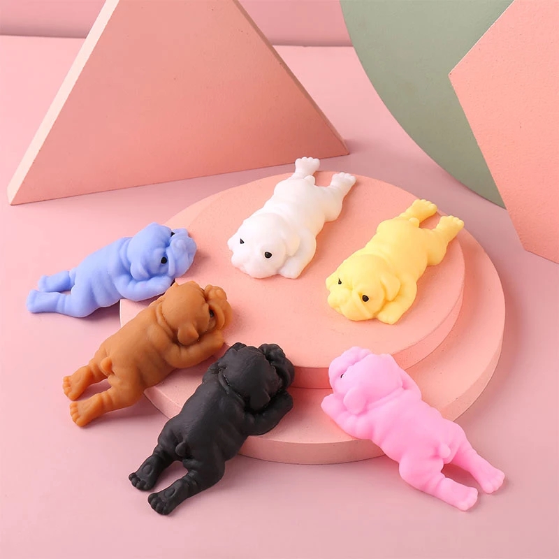 Squishy Dogs Anime Fidget Toys – Interactive Squeaky Plush Dog Toy recenzja i cena