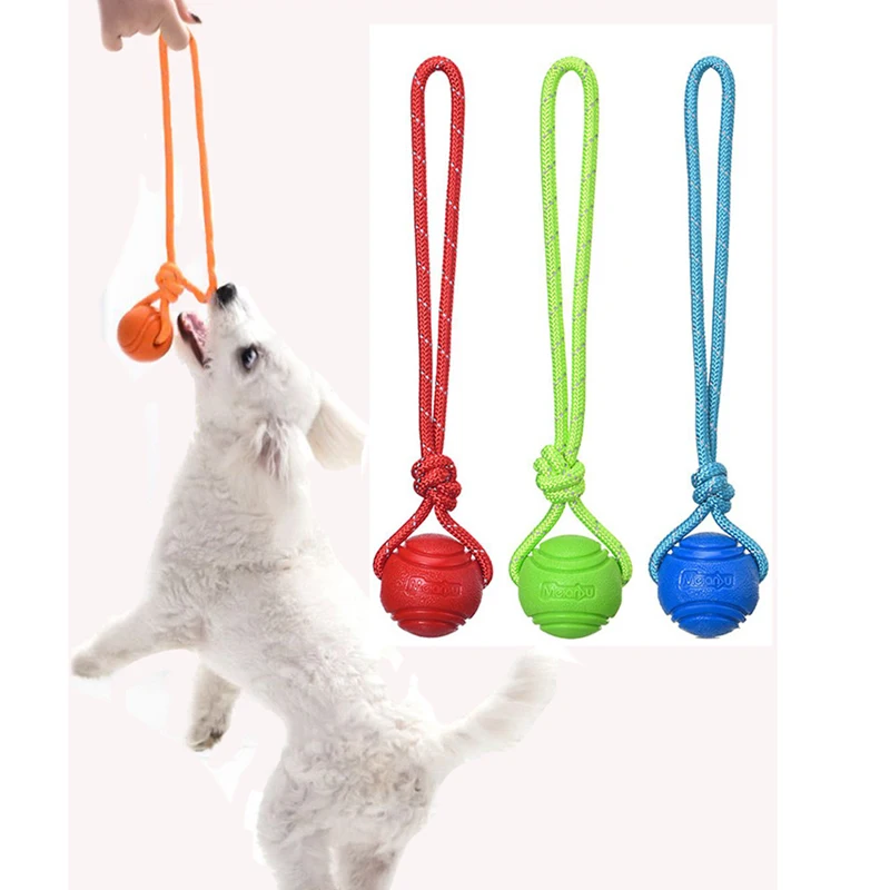 Szkolenia psów piłka na sznurk – Indestructible Dog Chew Toy recenzja i cena