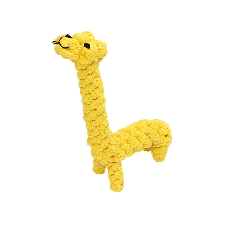Bawełniana lina dla zwierząt w – Interactive Squeaky Plush Dog Toy recenzja i cena