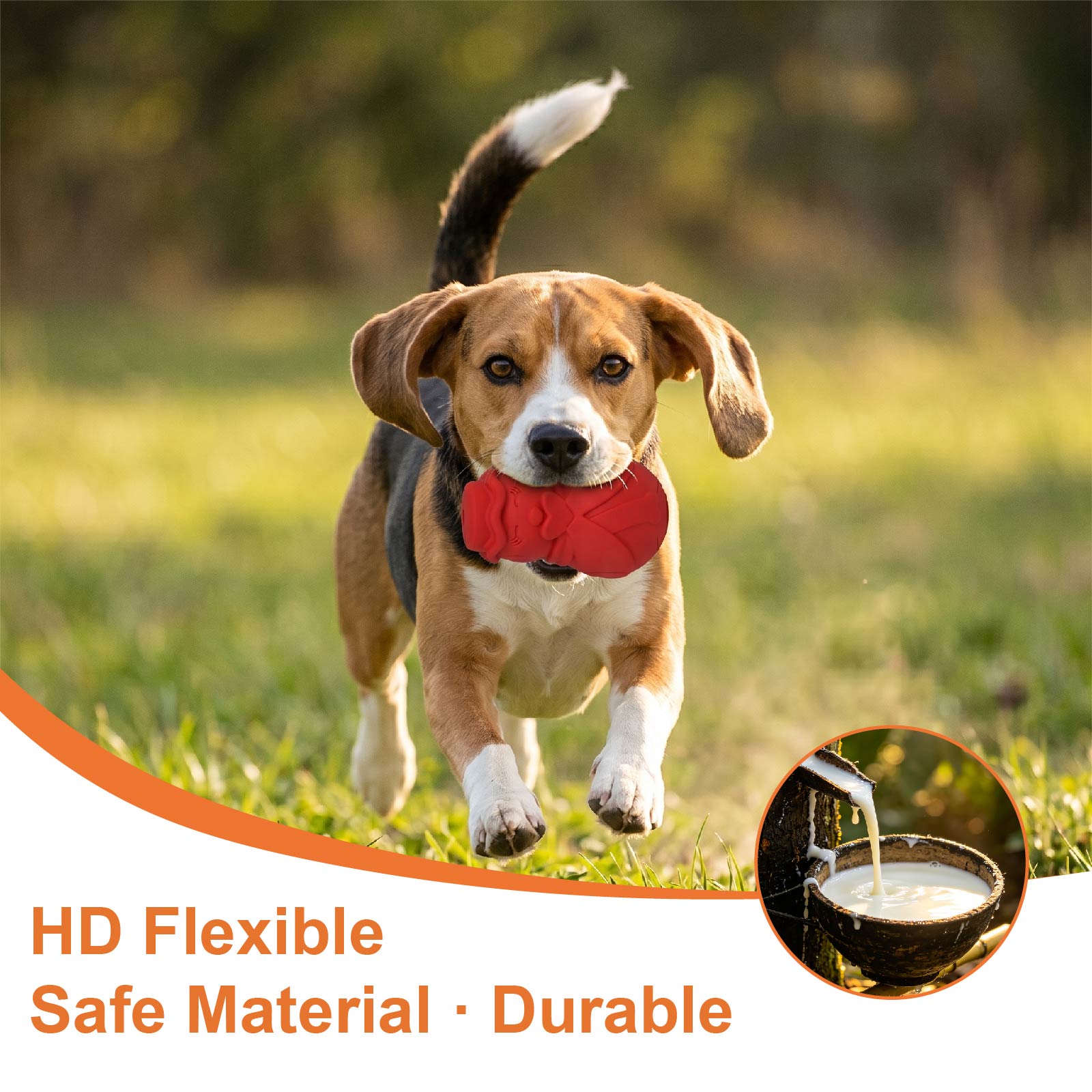 Zabawka dla psa w kształcie ba – Rubber Treat Dispensing Dog Toy recenzja i cena